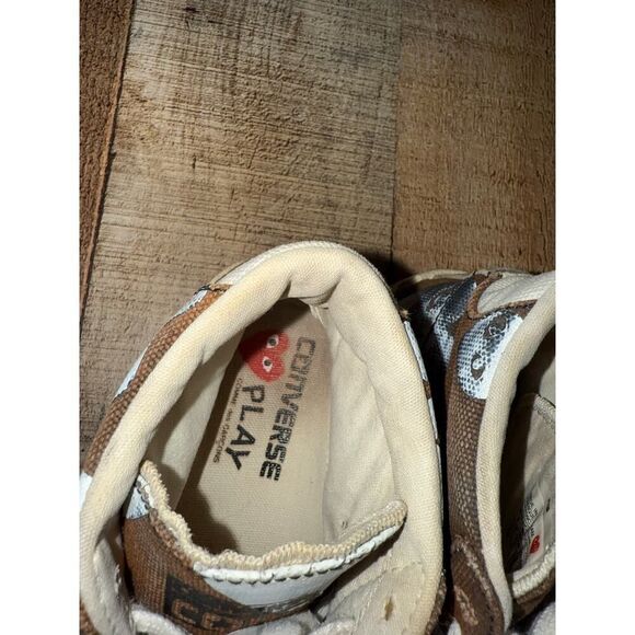 Converse x Comme des Garcons Play CDG Hi Pro Heart women’s 6.5 - Picture 5 of 12